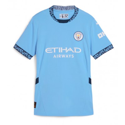 Manchester City Hjemmebanetrøje Dame 2025-26 Kortærmet Manchester City Hjemmebanetrøje Dame 2025-26 Kortærmet